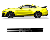 Ford Mustang Side Graphics Stripes